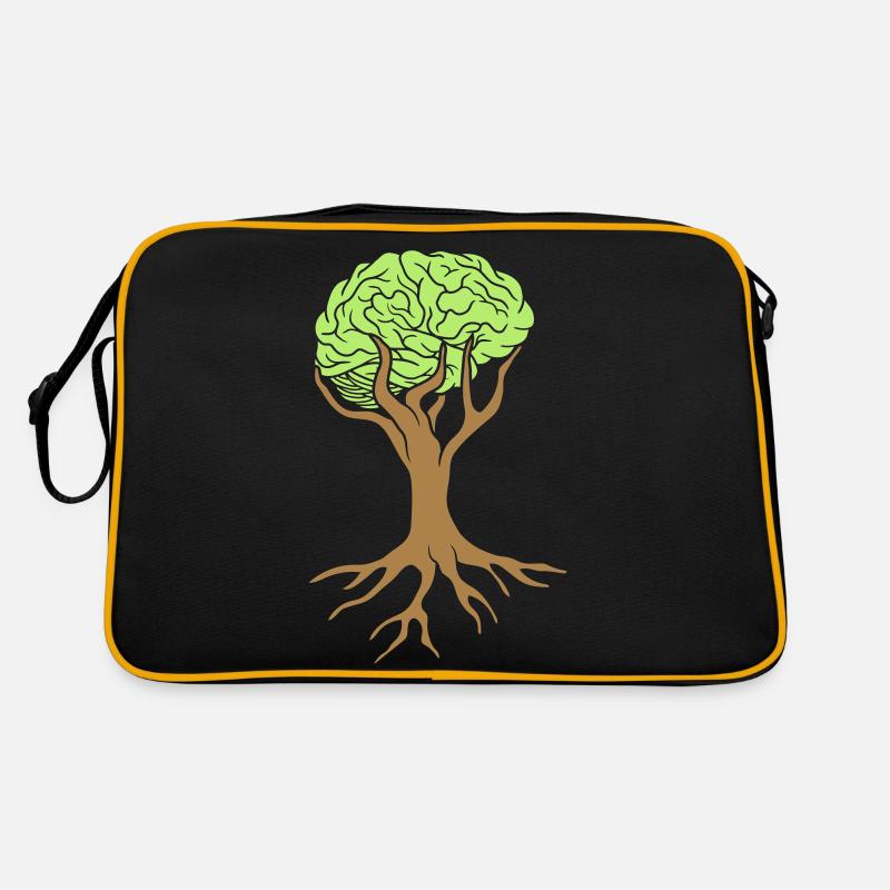 Brain tree design Retro Bag
