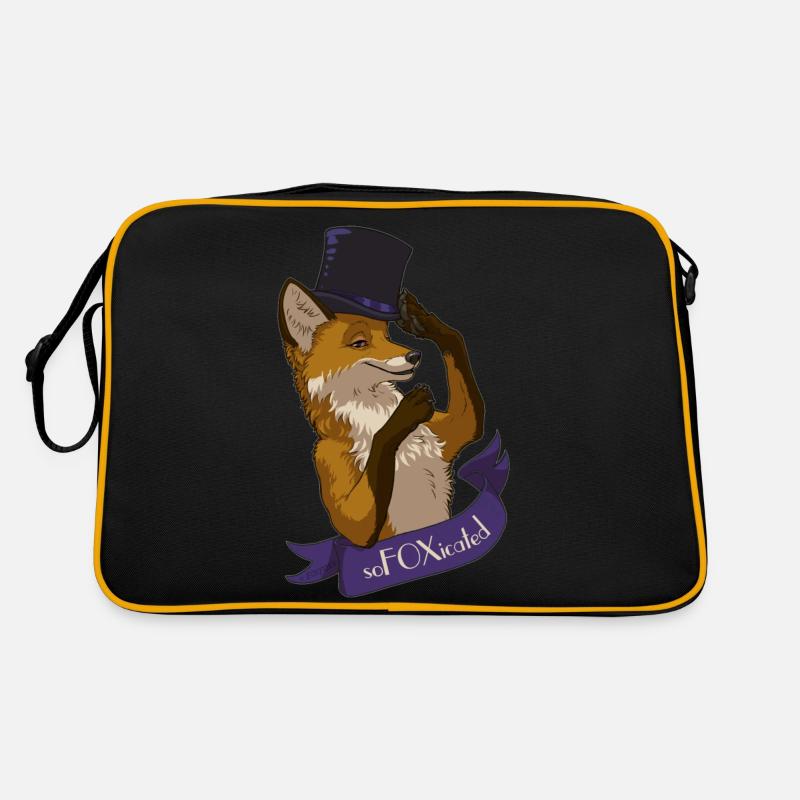 sofoxicated - Retro Tasche - Schwarz/Gold
