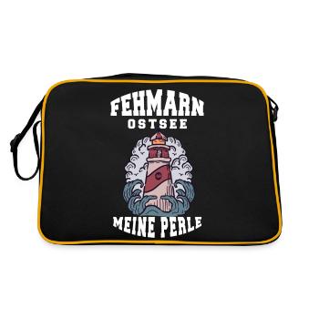 FEHMARN MER BALTIQUE MA PERLE - Sac Retro - noir/or - Dos