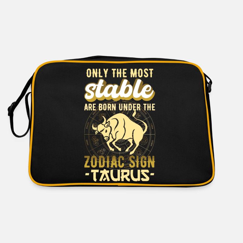 Signe du zodiaque Taureau Astrologie Cadeau Sac Retro