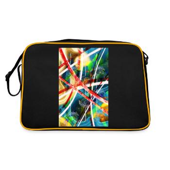 abstract - Retro Bag - black/gold - Back