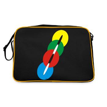 Channel 1 large - Retro Bag - black/gold - Back