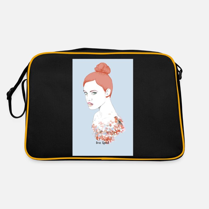 Express yourself boldly with our eye-catching - Retro Bag - black/gold