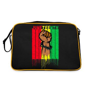 Juneteenth - Sac Retro - noir/or - Dos