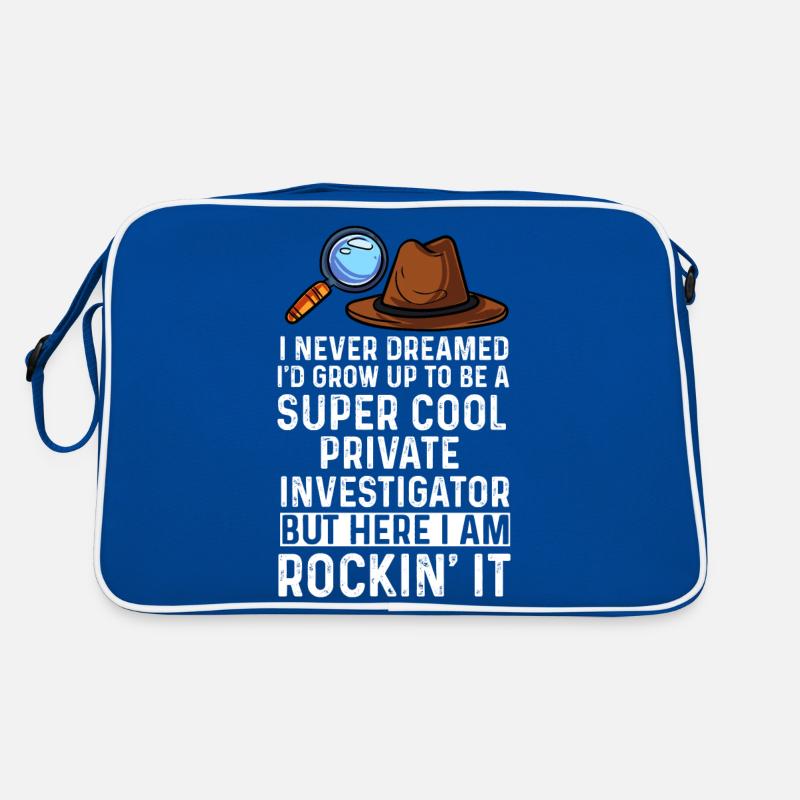 Conception super cool de détective privé Sac Retro