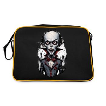 un vampire à grosse tête 6 - Sac Retro - noir/or - Dos