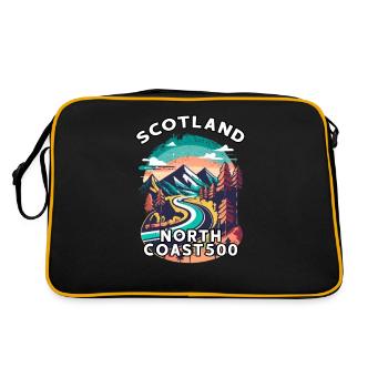 scotland nc500 - Retro Bag - black/gold - Back