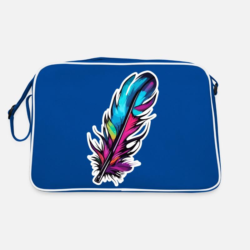 Feather / Quill / Bird Feather / Down Feather Retro Bag