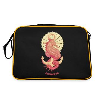 The Seahorse club (version 1) - Sac Retro - noir/or - Dos
