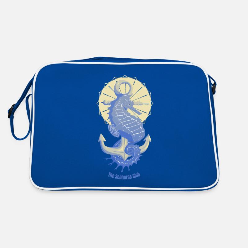 Der Seepferdchen-Club (Version 2) Retro Tasche