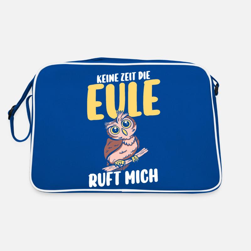 Eulen Retro Tasche