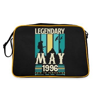 May 1996 Anniversary Gift, Vintage May 1996. - Retro Bag - black/gold - Back