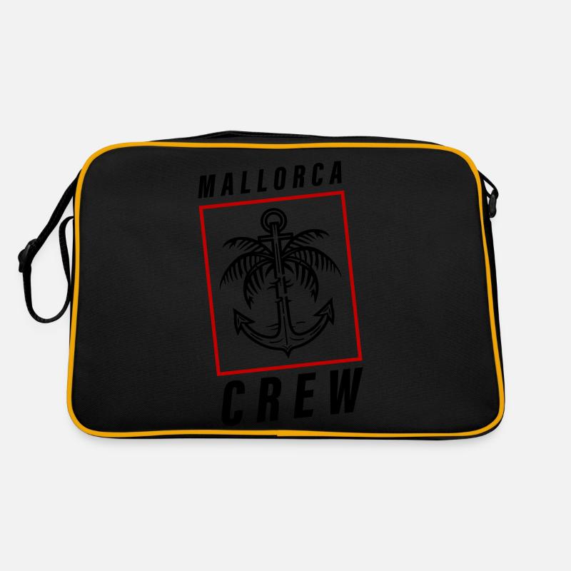 Mallorca Crew Palm Tree Anchor Holidays Sac Retro