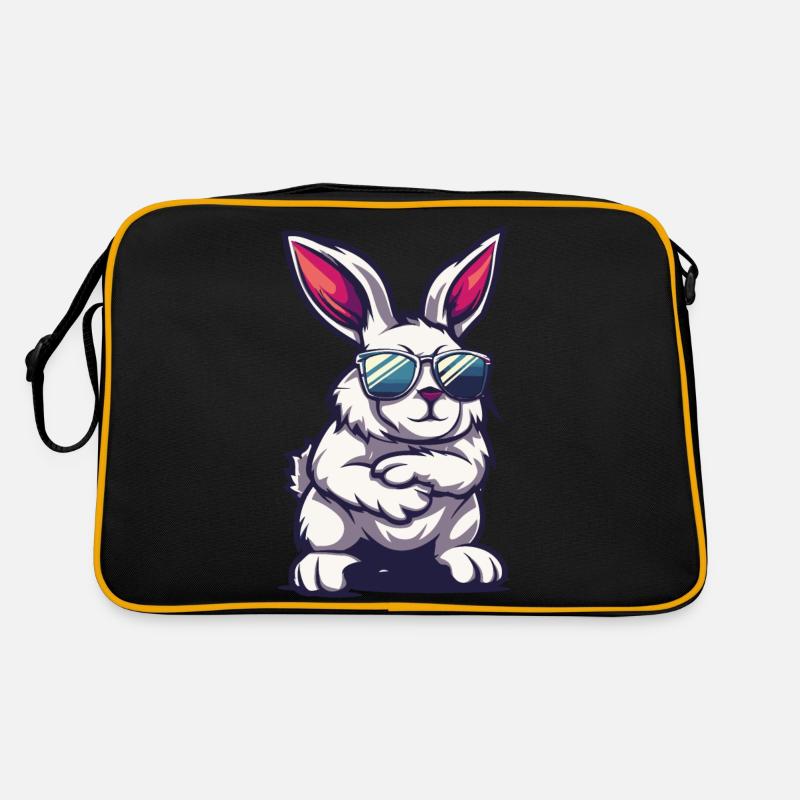 Bunny Comic Cool - Retro Bag - black/gold