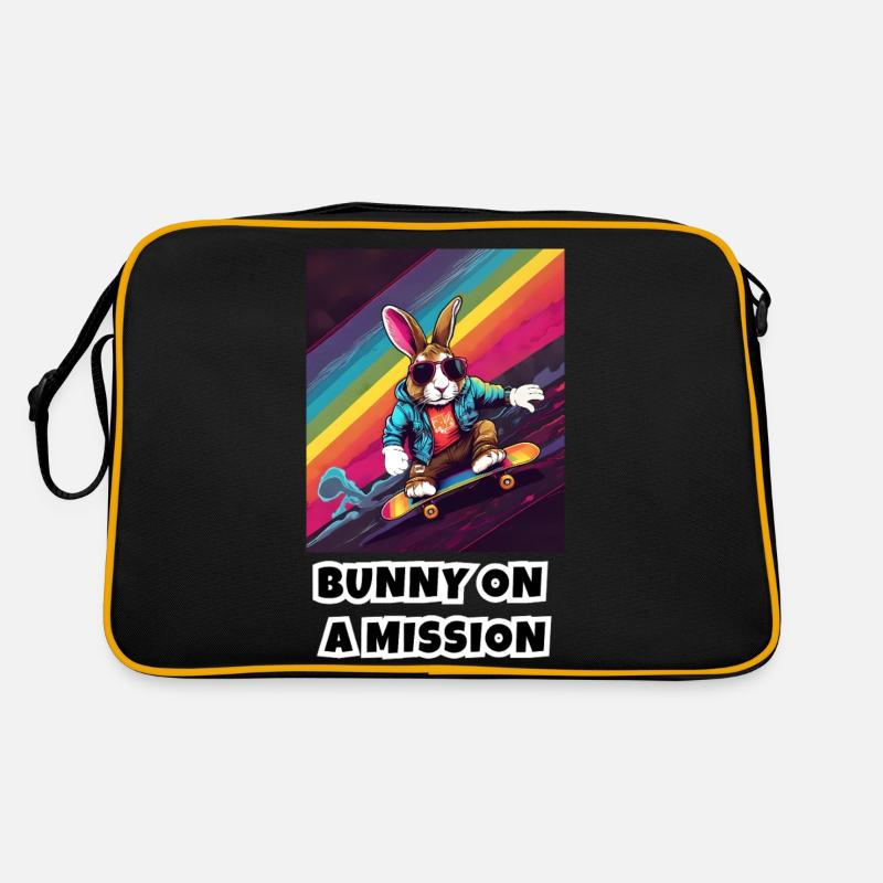 Bunny on a Mission Retro Bag