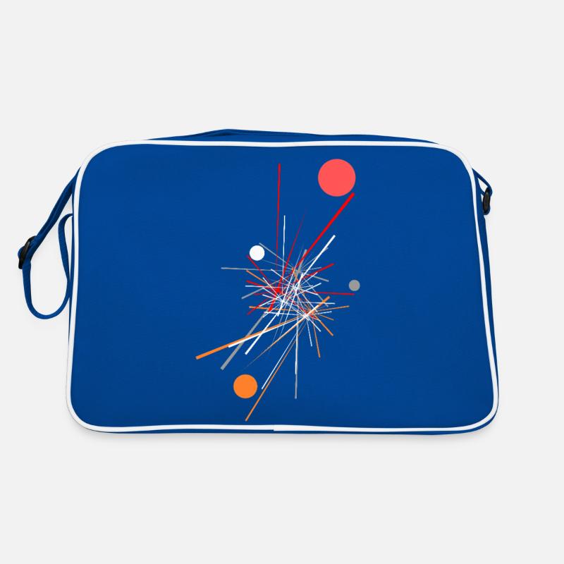 Multicolored Abstract Shards Retro Bag