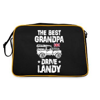 The Best Grandpa Drive Landy - Sac Retro - noir/or - Dos