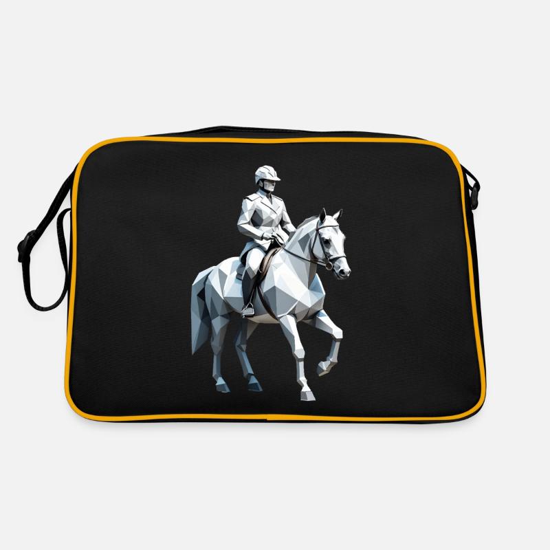 Low Poly Reiter - Ballett Design Retro Tasche
