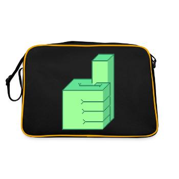 GOOD FPS - Retro Bag - black/gold - Back