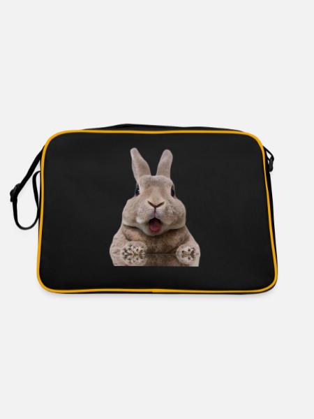 Lapin - Sac Retro - noir/or - Dos