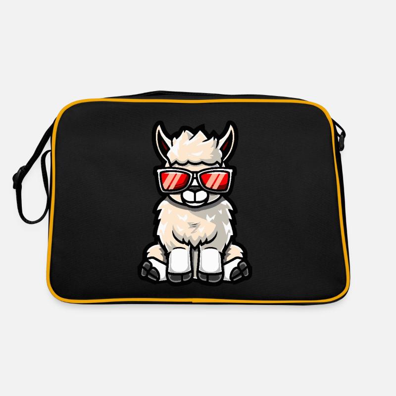 Alpaka Llama Cool Comic Retro Tasche