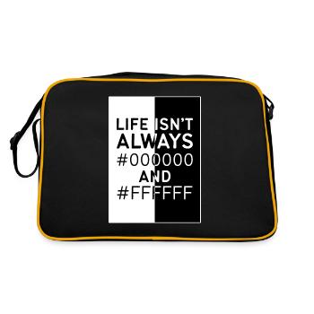 Designer Graphic Designer Designer Artist - Retro Bag - black/gold - Back