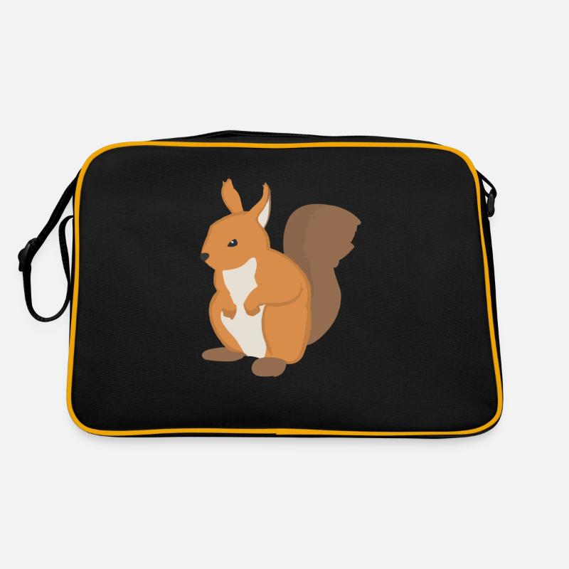 Idée cadeau d’illustration d’écureuil Sac Retro