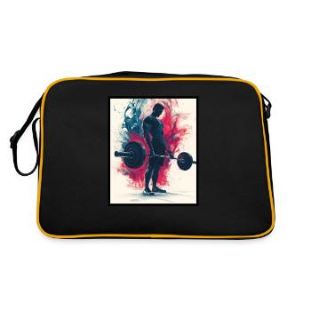 Training & Muscle Building: Chic Gift - Retro Bag - black/gold - Back