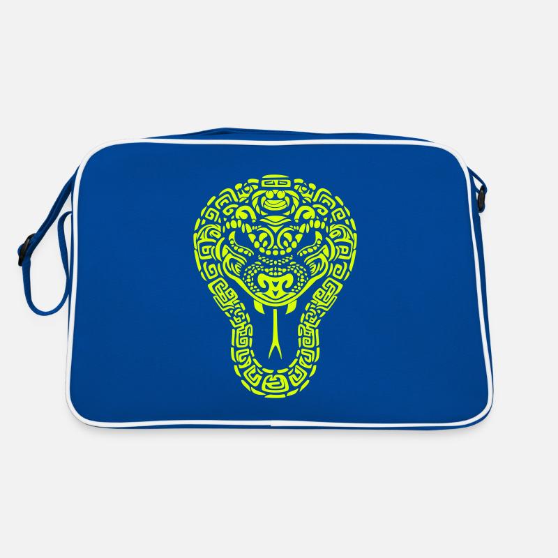 Snake's head - Tribal Python Retro Bag