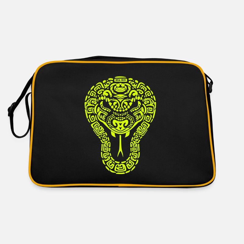 Snake's head - Tribal Python Retro Bag