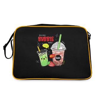 Bubble tee cool shirts ch / at - Retro Bag - black/gold - Back
