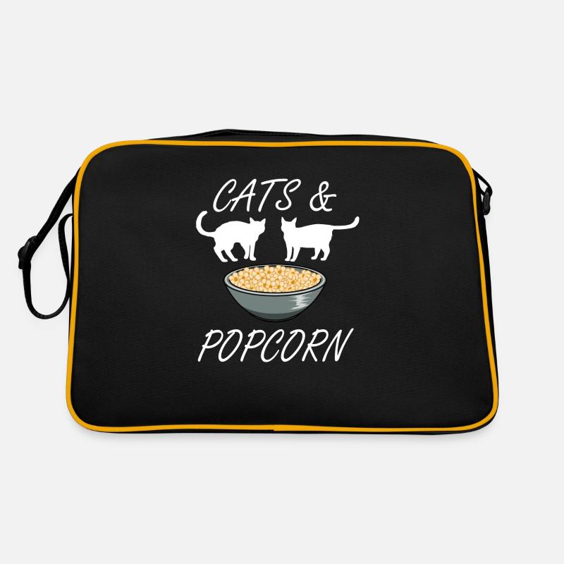 Chats et popcorn Cute Kitty Popcorn Chef Sac Retro