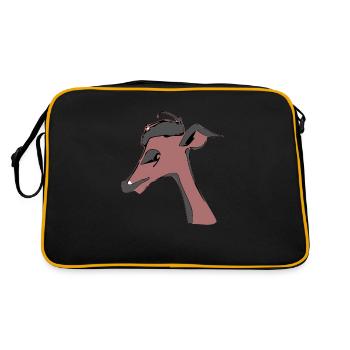 Eva la biche triste - Sac Retro - noir/or - Dos