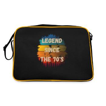 70's Legend - Retro Bag - black/gold - Back