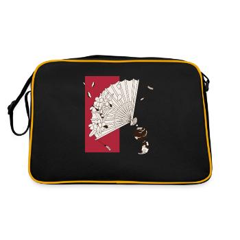 Art of Japan - Japanese Art - Retro Bag - black/gold - Back