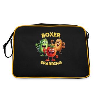 Punch aux légumes - Sac Retro - noir/or - Dos