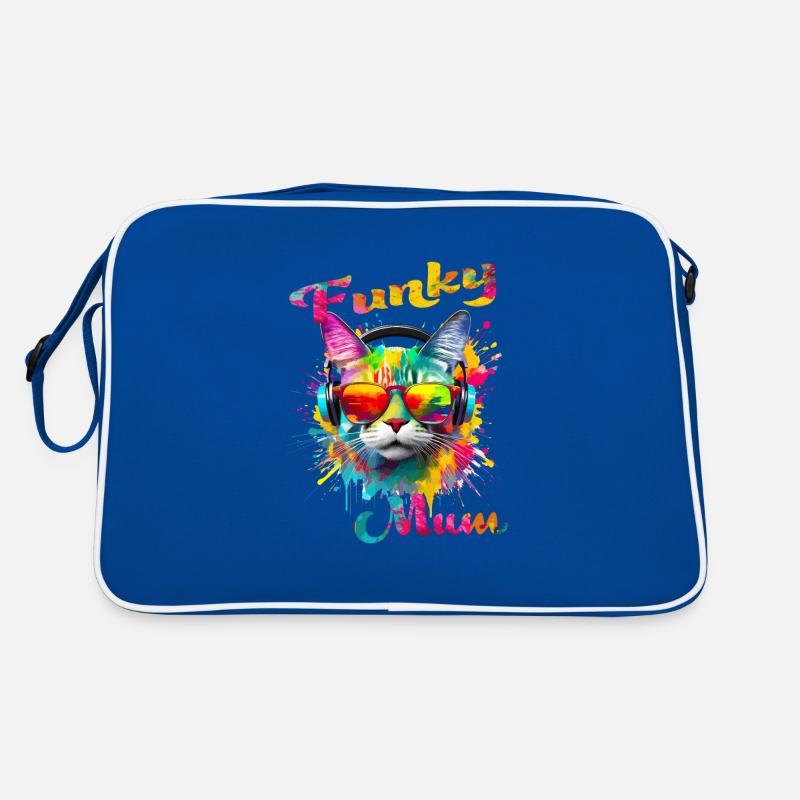 Funky Mama. Geburtstag, Muttertag. Katze Retro Tasche