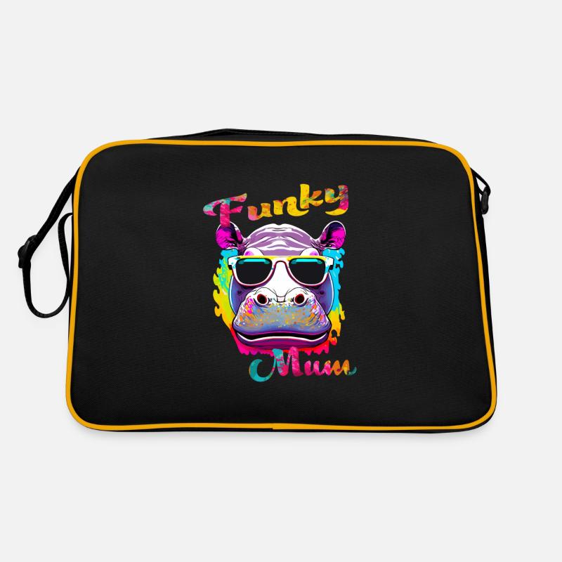 Funky Mama. Geburtstag, Muttertag. Retro Tasche