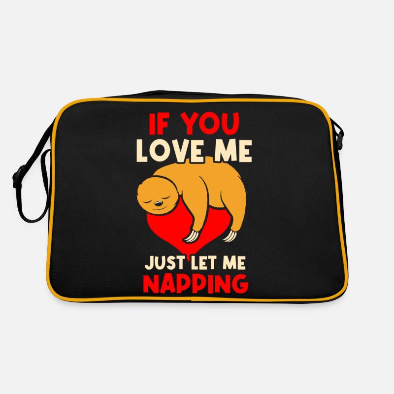 Sloth sleeping Retro Bag