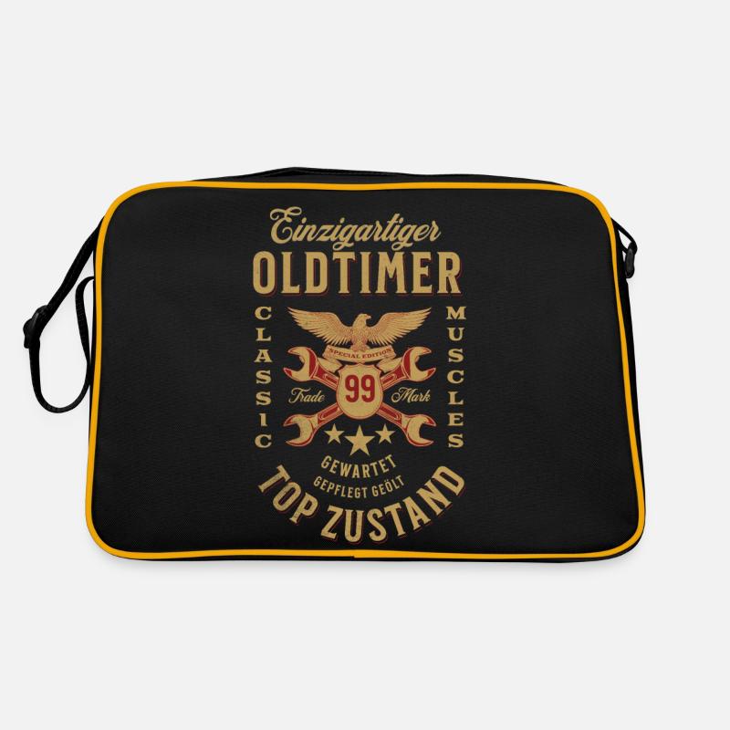 99. Geburtstag Oldtimer TOP ZUSTAND Retro Tasche