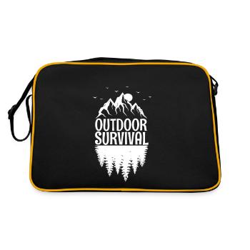 Survival Outdoor - Retro Bag - black/gold - Back