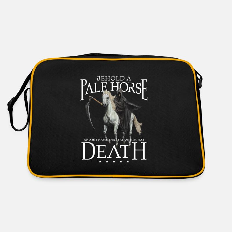 Tod - Einer der vier apokalyptischen Reiter Retro Tasche