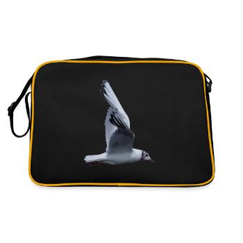 Une mouette volante - Sac Retro - noir/or - Dos