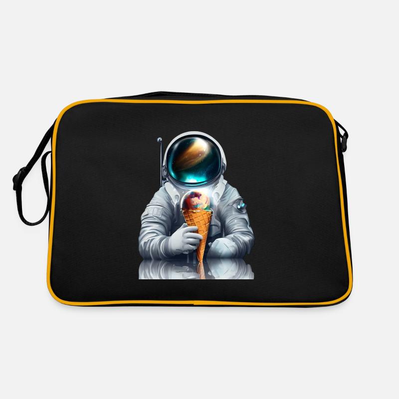 Astronaute de la crème glacée gaufre Sac Retro