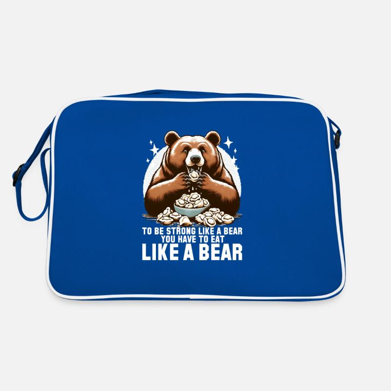 Pelmeni Bear Strong Gift Retro Bag