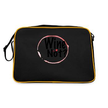 Du vin pas ? - Sac Retro - noir/or - Dos