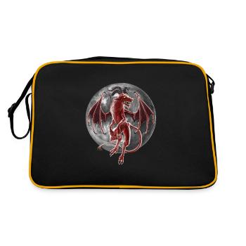 Jersey Devil - Retro Bag - black/gold - Back