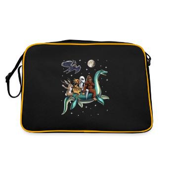 Cryptids Journey - Retro Bag - black/gold - Back