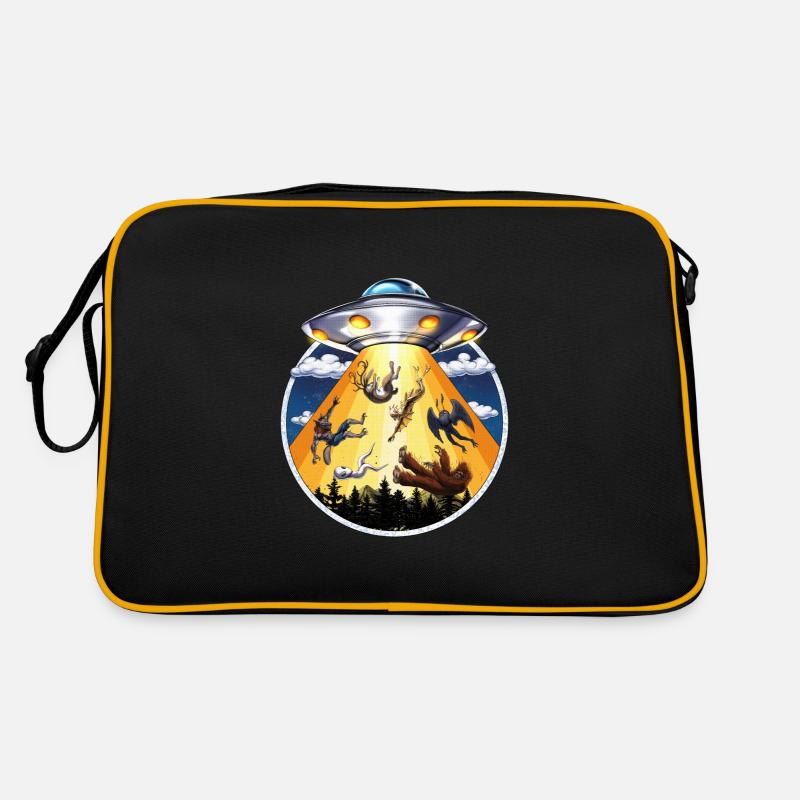 Cryptids Alien Abduction Retro Bag