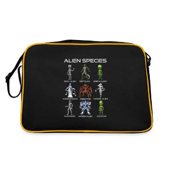 Espèces exotiques - Sac Retro - noir/or - Dos